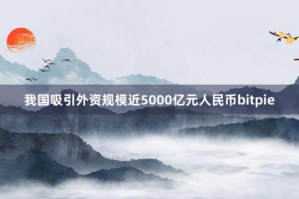 我国吸引外资规模近5000亿元人民币bitpie