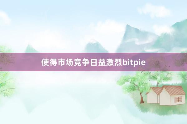 使得市场竞争日益激烈bitpie