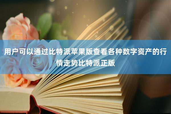 用户可以通过比特派苹果版查看各种数字资产的行情走势比特派正版